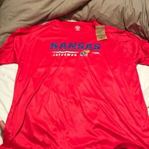 Brand new with tags Kansas Jayhawks KU 2xl athletic t shirt